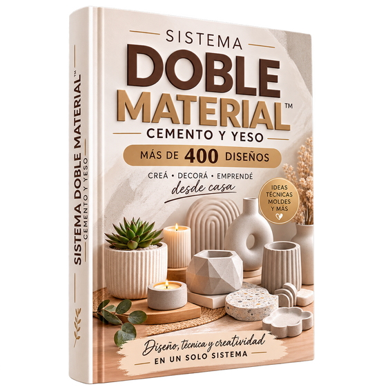 Creando en Cemento™ | Sistema Doble Material